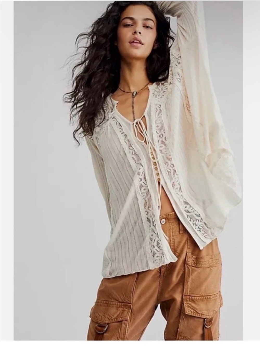 Free People Ivory Georgia Tunic